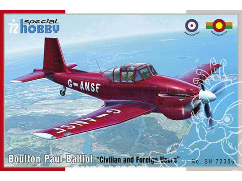 Special Hobby maquette avion 72356 Boulton Paul Balliol T.21 1/72