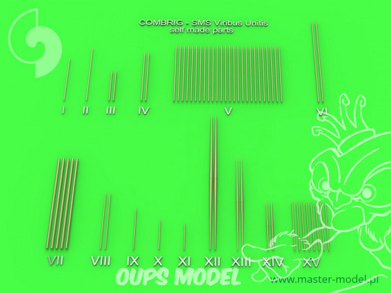 Master Model SM-350-077 SMS Viribus Unitis Mats Yards et autres 1/350