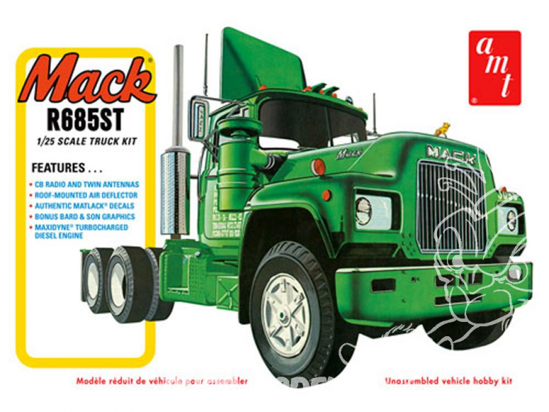AMT maquette camion 1039 Camion Mack R685ST 1/25