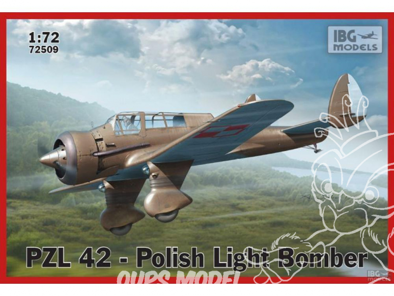 IBG maquette avion 72509 PZL 42 1/72