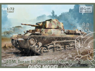 IBG maquette militaire 72047 40M Turan I Char moyen Hongrois 1/72