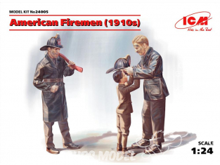 Icm maquette figurines 24005 Pompiers américain 1910 1/24