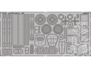 EDUARD photodecoupe avion 48927 Exterieur Yak-28P Bobcat Models 1/48