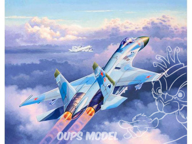 Revell maquette avion 63948 Model Set Soukhoi Su-27 Flanker 1/144