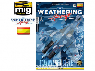 MIG Weathering Aicraft 5106 Numero 6 Camouflage en langue Castellane