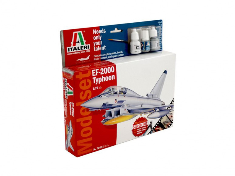 Italeri maquette avion modelset 72001 Set EF-2000 Typhoon 1/72