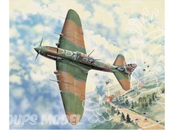 Hobby Boss maquettes avion 83204 IL-2M3 STURMOVIK Ground AT. 1/32