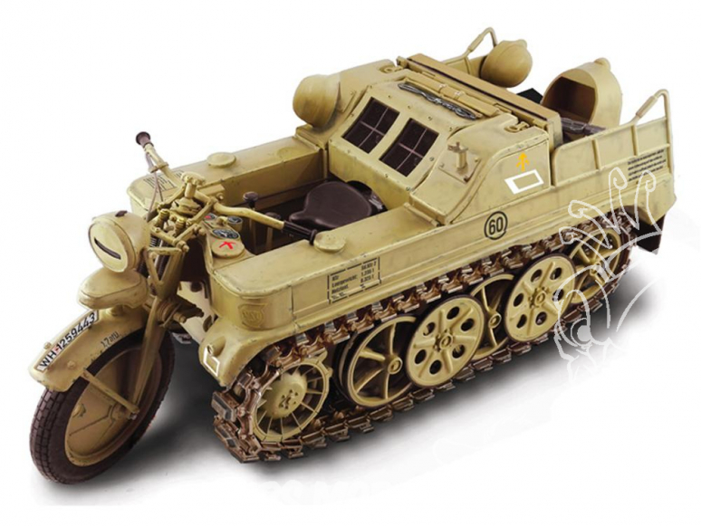 Italeri maquette moto 7404 Kettenkrad Sd.Kfz. 2 NSU Typ HK 101 WWII 1/9