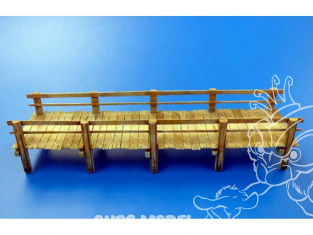 Plus Model 501 passerelle en bois 1/35