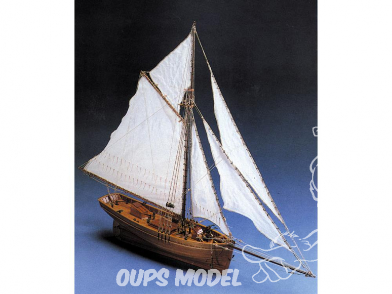 Corel bateaux bois SM37 Cotier commercial americain Shenandoah 1/50