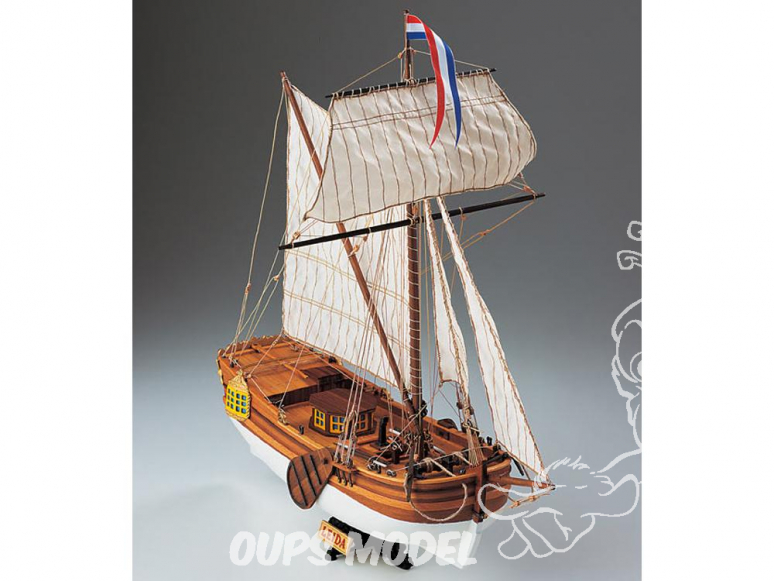 Corel bateaux bois SM57 Bateau de peche Hollandais Leida 1/64