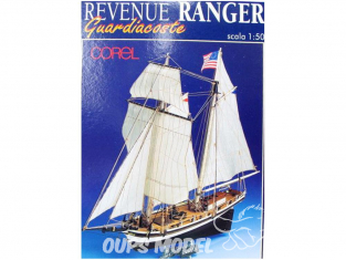 Corel bateaux bois SM55 Garde Cote Americain de 1823 Ranger 1/50