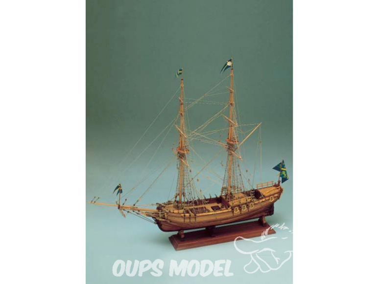 Corel bateaux bois SM20 Amphion Yacht suédois 1/40