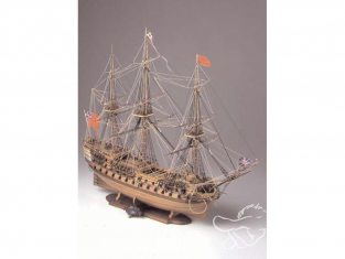 Corel bateaux bois SM54 H.M.S. Bellona Vaisseau de 74 canons de la Marine Britannique (1780) 1/100