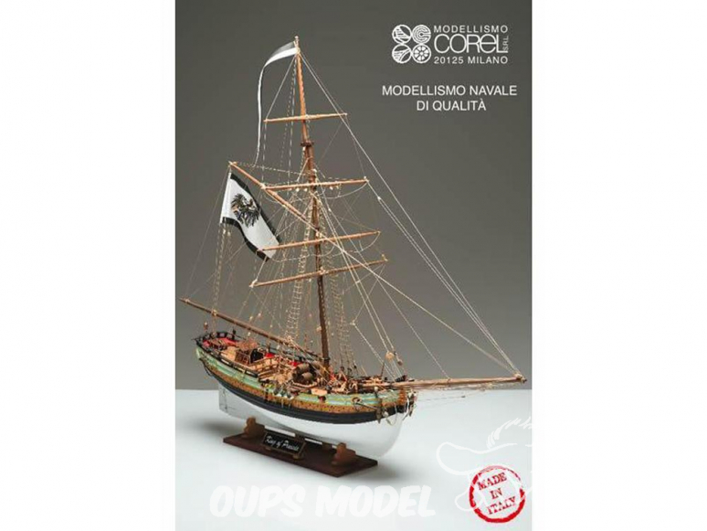 Corel bateaux bois SM62 Le Roi de Prusse Jhon Carter 1/42