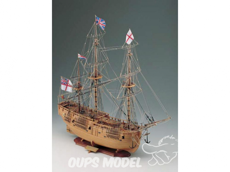 Corel bateaux bois SM41 Endeavour Brick à trois mâts anglais de 1768 1/60