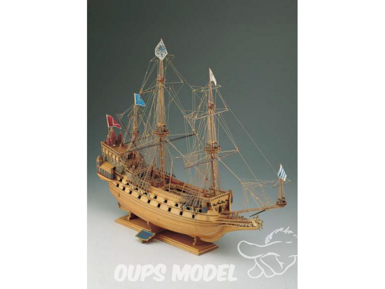 Corel bateaux bois SM17 Couronne Vaisseau de ligne française de 1636 1/100