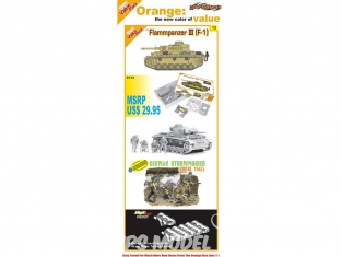 Cyber-Hobby maquette militaire 9113 Pack Flammpanzer III avec german sturmpionner et magic tracks 1/35