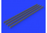 Eduard kit d&#039;amelioration avion brassin 648341 Ceinture de munitions 12,7mm 1/48