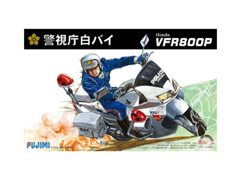 Fujimi maquette moto 141657 HONDA VFR800P police japonaise 1/12