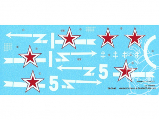 DECALQUES BERNA DECALS BD32-46 Yakovlev Yak-3 Le Bourget juin 1945 1/32