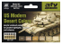 Vallejo Set Model Air 71209 Couleurs US Desert moderne 6 x 17ml