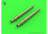 Master Model AM-32-065 Focke Wulf Fw 190 A7 - A9 Set armement et Tube Pitot 1/32