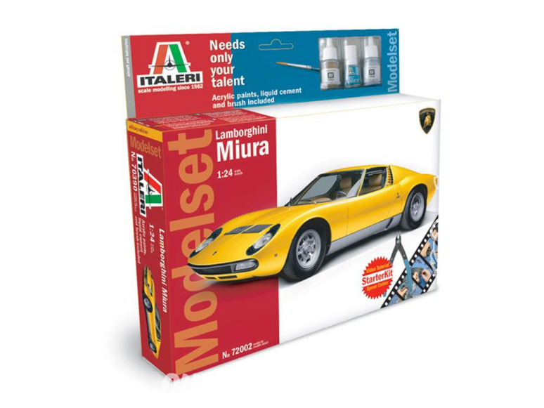 Italeri modelset voiture 72002 Lamborghini Miura 1/24