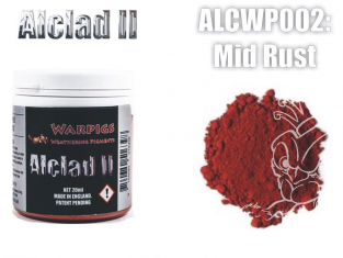 Pigments Alclad II Warpigs ALCWP002 Pigments Rouille 20ml