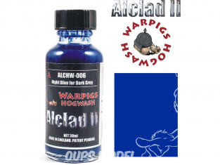 Washes Alclad II Hogwash ALCHW006 bleu nuit pour gris sombre 30ml