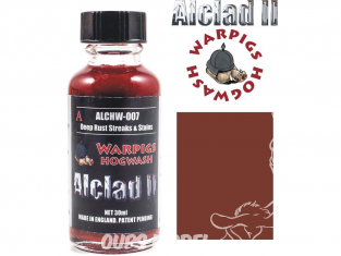 Washes Alclad II Hogwash ALCHW007 Rouille profonde Stries et Taches 30ml