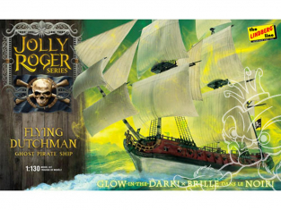 Lindberg maquette bateau HL218 Jolly Roger Series: Flying Dutchman 1/130