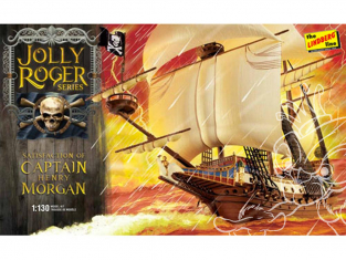 Lindberg maquette bateau HL219 Jolly Roger Series: Satisfaction of Captaine Morgan 1/130