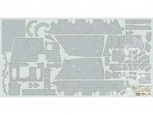 Tamiya maquette finition 12673 Stickers Zimmerit Brummbär 1/35