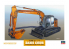 Hasegawa maquette travaux public 66001 HITACHI EXCAVATOR ZAXIS 135US 1/35