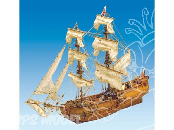 PANART Mantua Kit bateau bois 769 Brigantine anglaise GOLDEN STAR 1/150