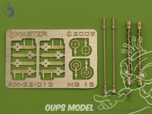 Master Model AM-32-013 Canons Machine Gun Allemande MG 15 (7,92mm) x2 1/32