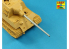 Aber 48L29 Canon Allemand 128mmPaK 44 L/55 pour Sd.Kfz.186 Jagdtiger pour Tamiya 1/48