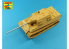 Aber 48L29 Canon Allemand 128mmPaK 44 L/55 pour Sd.Kfz.186 Jagdtiger pour Tamiya 1/48