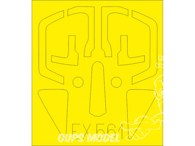 Eduard Express Mask EX561 Sukhoi Su-17M4 Hobby Boss 1/48