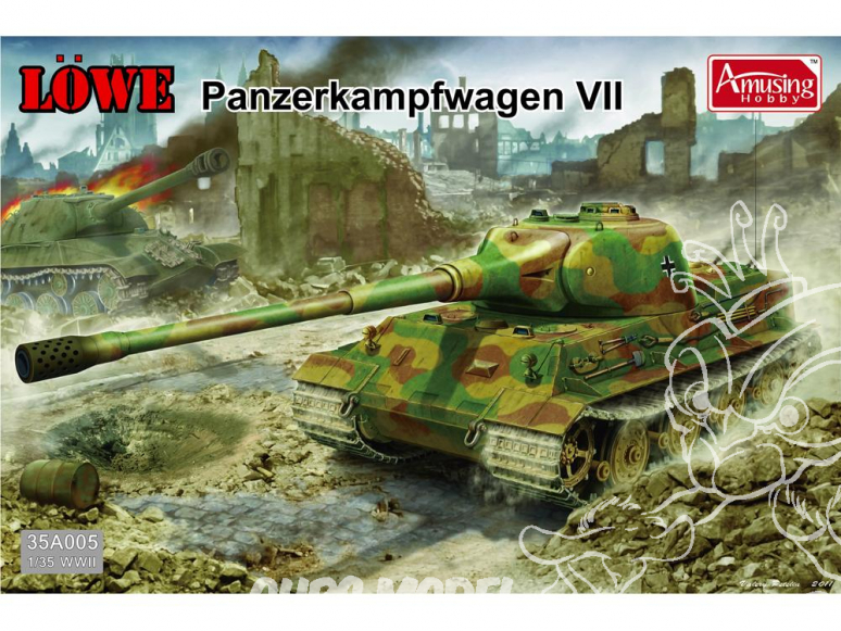 Amusing maquette militaire 35A005 Panzerkampfwagen VII Löwe 1/35