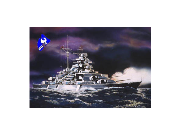Revell maquette bateau 5802 Bismarck 1/1200