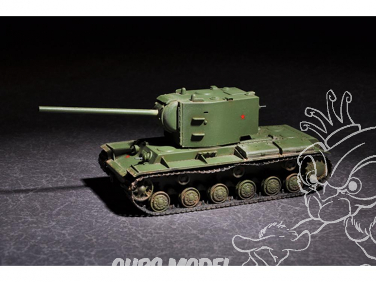 TRUMPETER maquette militaire 07162 KV-2 Russe avec Zis-6 107mm 1/72