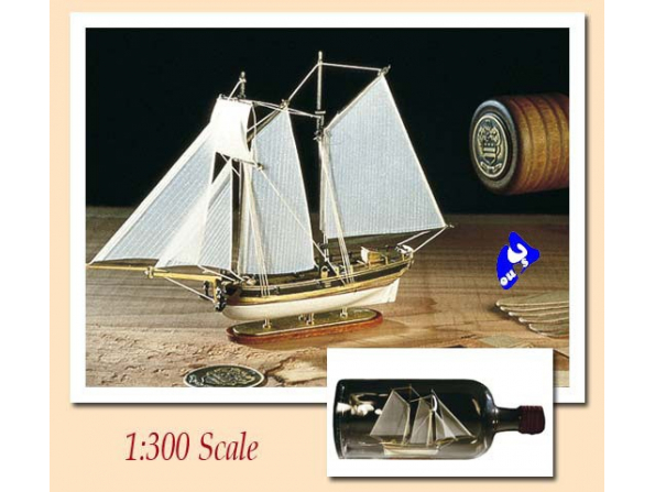 Amati Kit bateau bois 1355 HANNAH 1/300