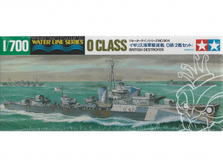 Maquette bateau TAMIYA 31904 Destroyer anglais O Class 1/700