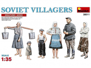 Mini Art personnages militaires 38011 Civils Sovietiques WWII 1/35