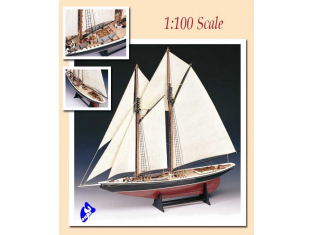 Amati Kit bateau bois 1447 GOELETTE DE PÊCHE BLUENOSE 1/100