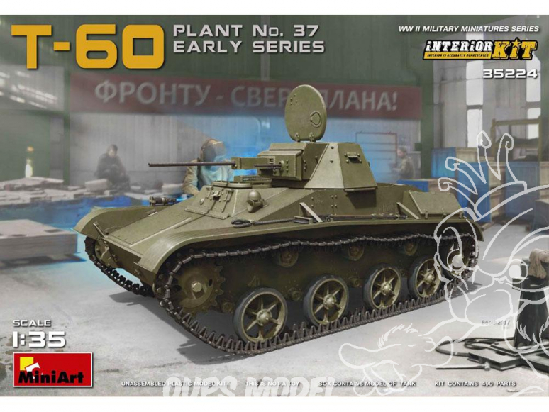 Mini Art maquette militaire 35224 T-60 plant n°37 Early 1/35