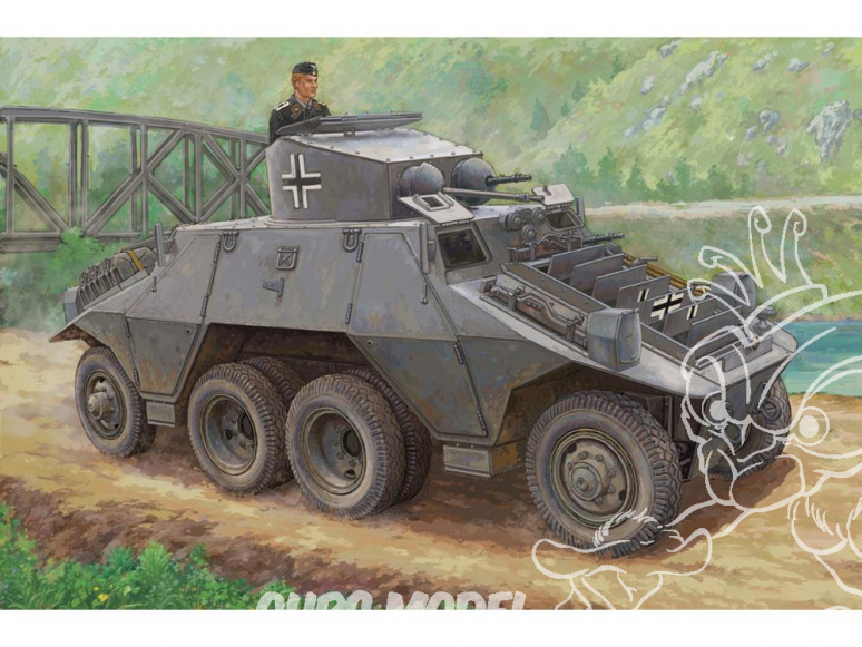 Hobby Boss maquette militaire 83890 Steyr ADGZ M35 Mittlere Panzerwagen 1/35
