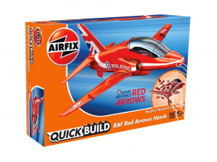 Airfix maquette enfant j6018 QUICK BUILD RAF Red Arrows Hawk